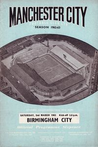 Manchester City v Birmingham City 1962/63